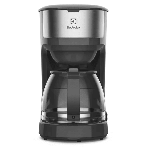 CAFETEIRA ELETRICA ELECTROLUX INOX FILTRO PERMANENTE REMOVÍVEL SISTEMA CORTA PINGOS CAPACIDADE 1,2L 30 XICARAS FUNÇÃO MA